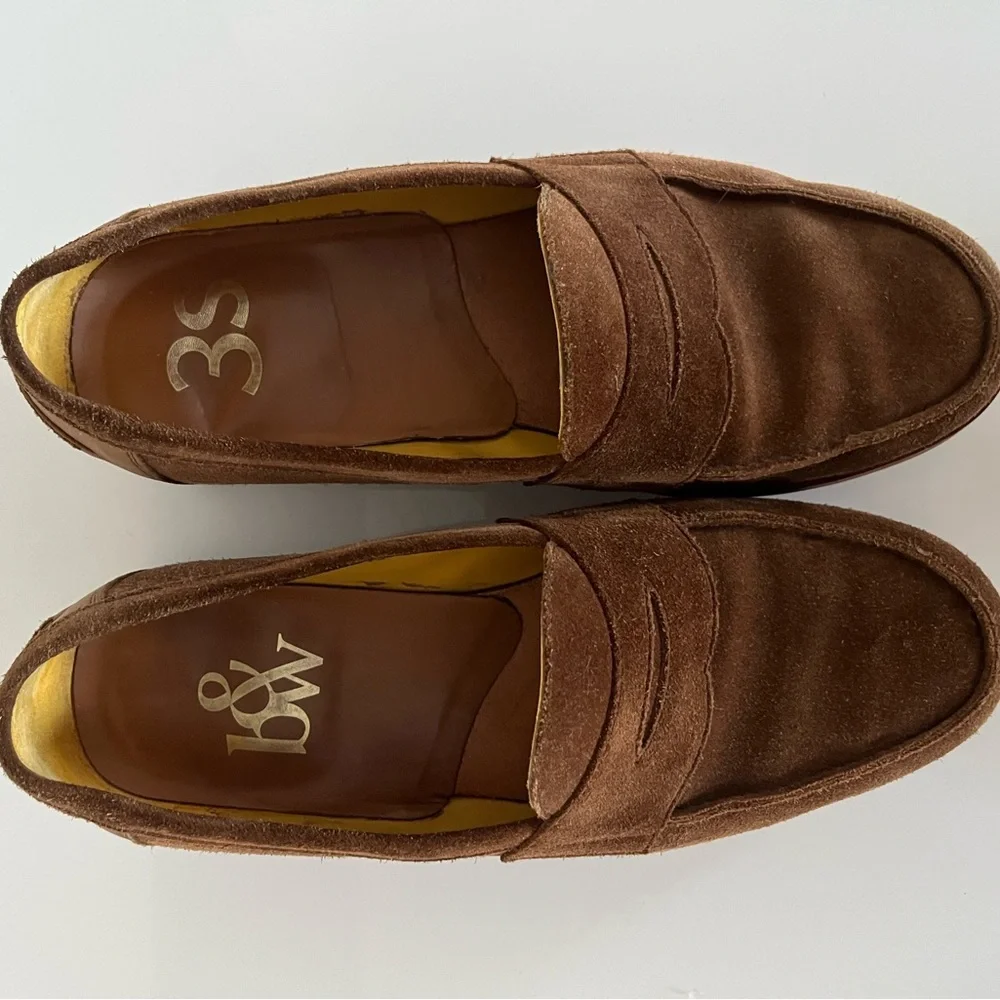 3Sixteen & Blackstock & Weber Suede Men's Loafers - Picture 10 of 11